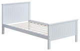 Miriam Panel Platform Bed, White