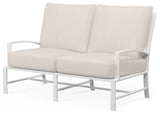 Bristol Durable Aluminum Cozy Outdoor Seating Loveseat