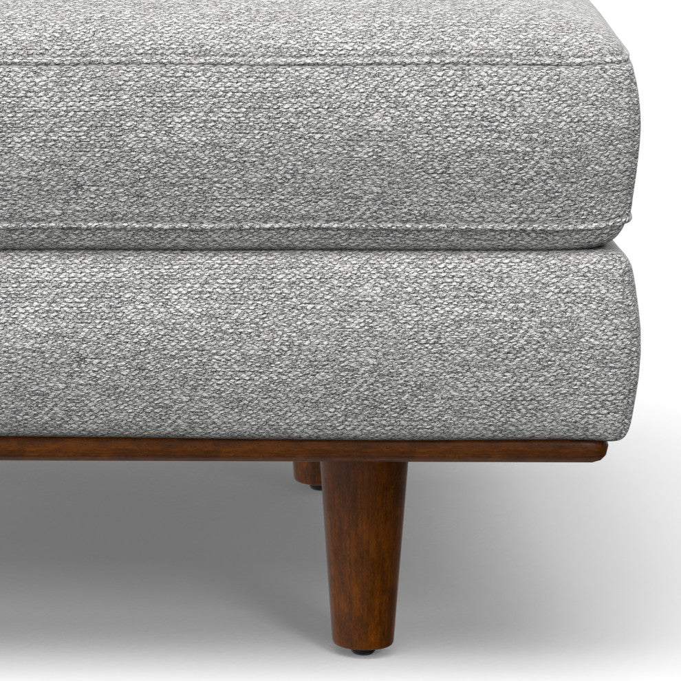 Morrison Ottoman, Mist Grey, 33"