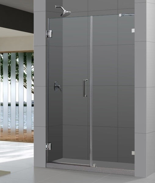 Dreamline Unidoor Lux 58" Frameless Hinged Shower Door