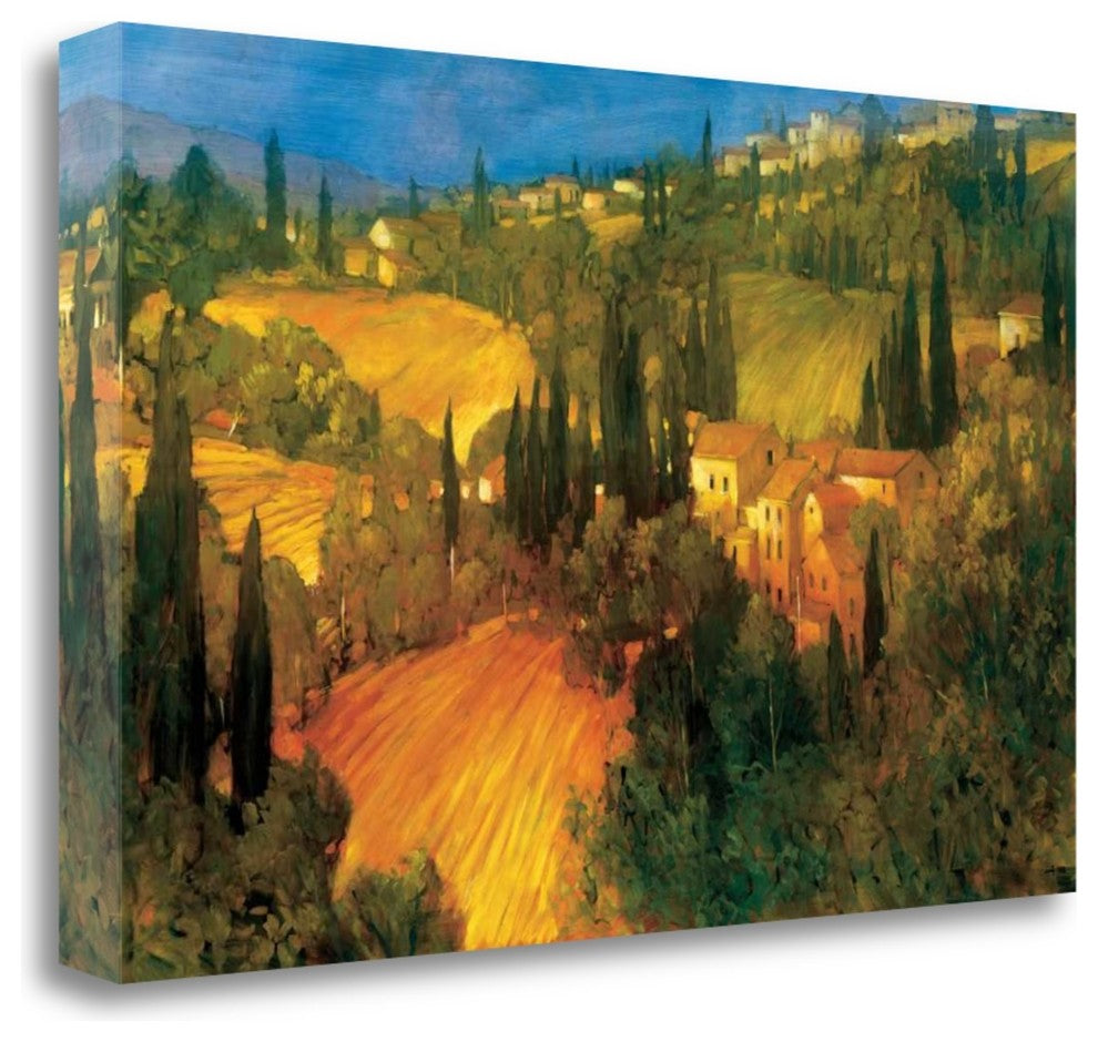 "Hillsideide - Tuscany" By Philip Craig, Giclee Print on Gallery Wrap Canvas