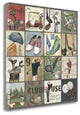 "Golf Sampler II" By Anita Phillips, Giclee Print on Gallery Wrap Canvas