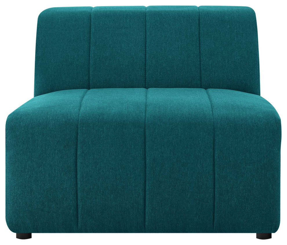 Bartlett Upholstered Fabric Armless Chair