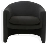 Safavieh Laylette Upholstered Accent Chair, Black