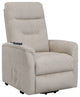 Power Lift Massage Chair with Storage Pocket, Beige