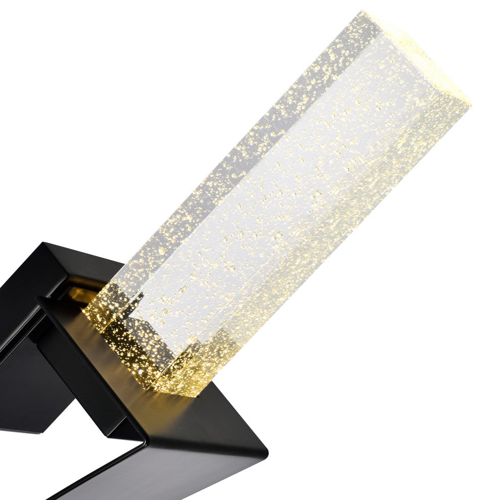Catania Integrated LED Black Wall Light