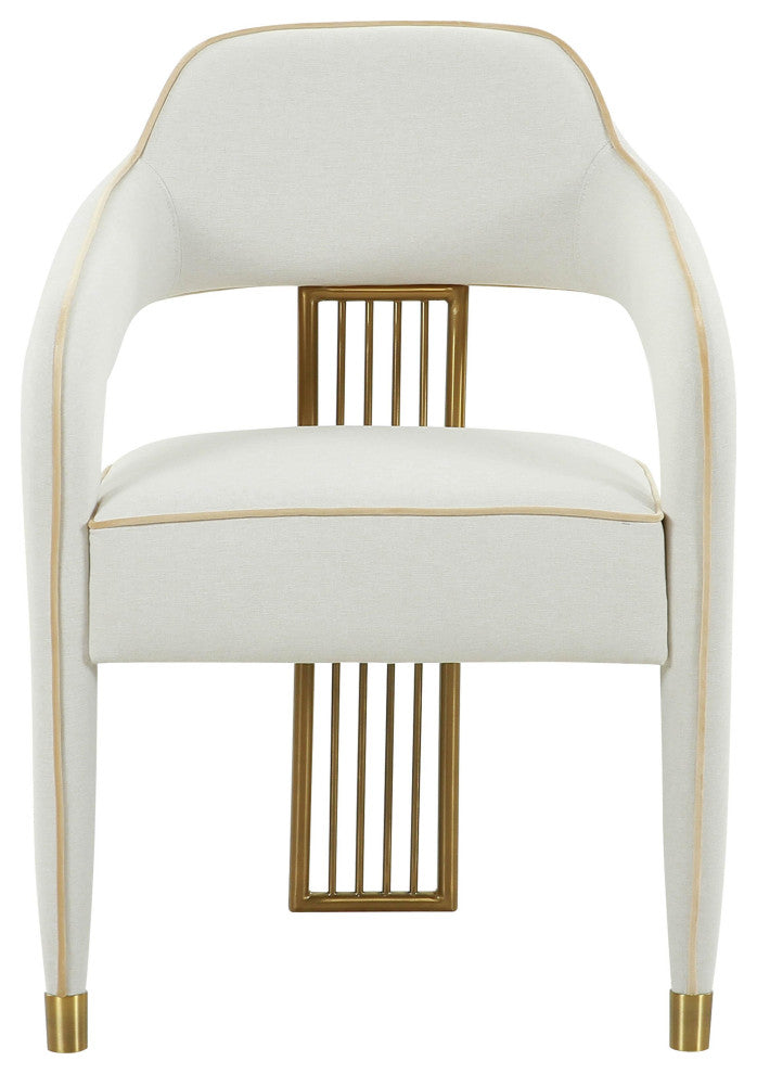 Corralis Cream Linen Dining Chair