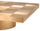 Square Gold Coffee Table, Eichholtz Laporte
