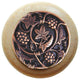 Grapevine Natural Wood Knob, Unfinished With Antique-Style Copper