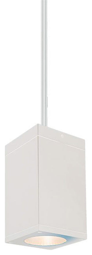 Cube Architectural 5" LED Pendant 33 Deg Beam 2700K 90 CRI, White