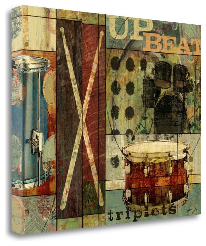"Up Beat" By Eric Yang, Giclee Print on Gallery Wrap Canvas, Ready to Hang