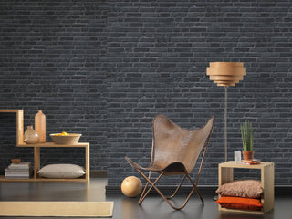 Textured Wallpaper Faux Featuring Brick Wall, 942833