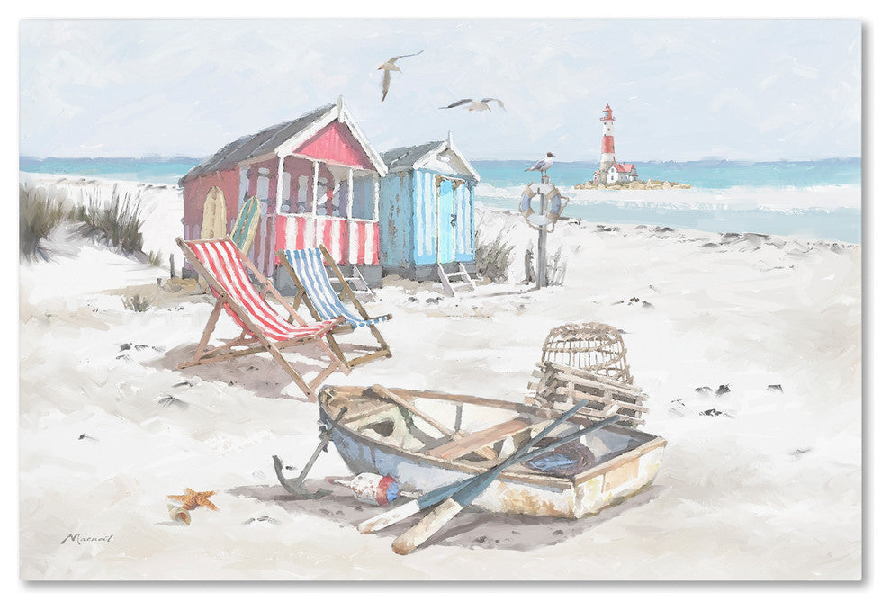 The Macneil Studio 'Beach' Canvas Art, 32"x22"
