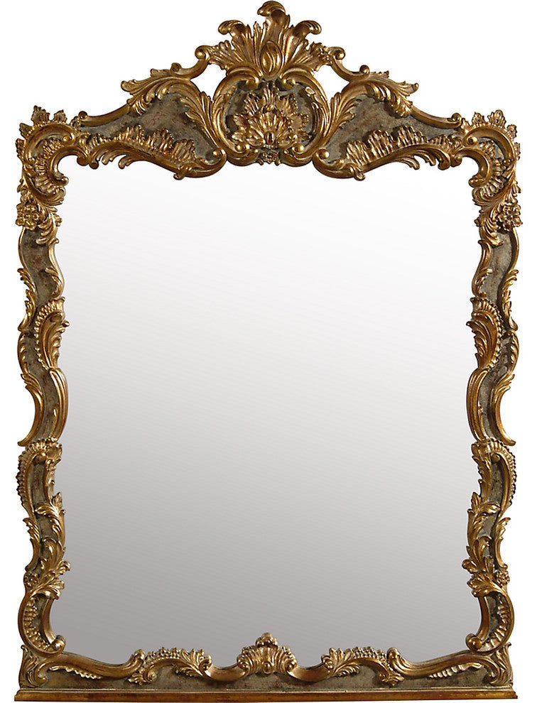 Overscaled Baroque Mirror