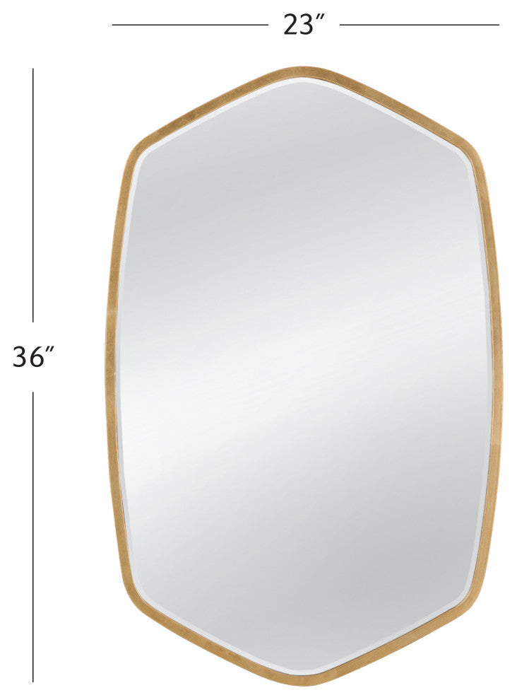 Chari Wall Mirror - Gold