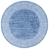 Safavieh Arizona Machine-Washable Collection ARZ303 Rug, Blue/Ivory, 6' Round