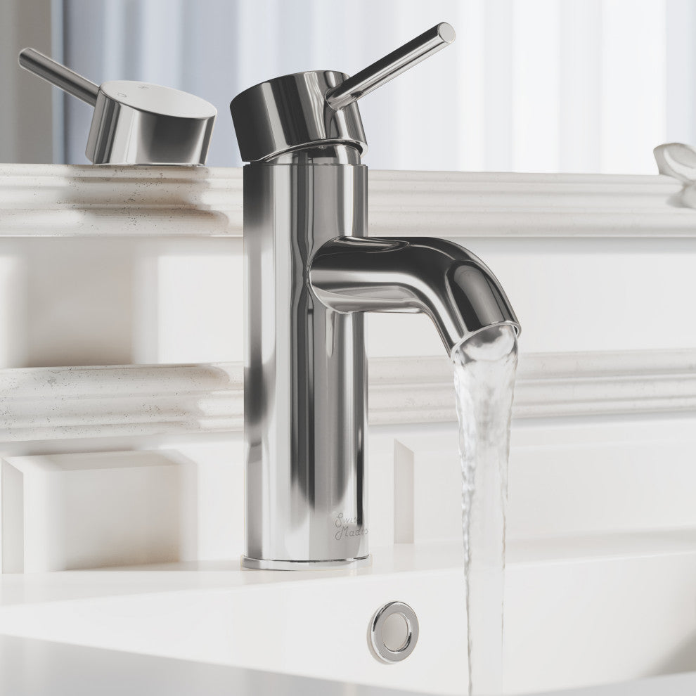 Ivy Single Hole Single Handle Bathroom Faucet, Chrome