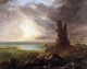 Thomas Cole Romantic Landscape With Ruined Tower Wall Decal