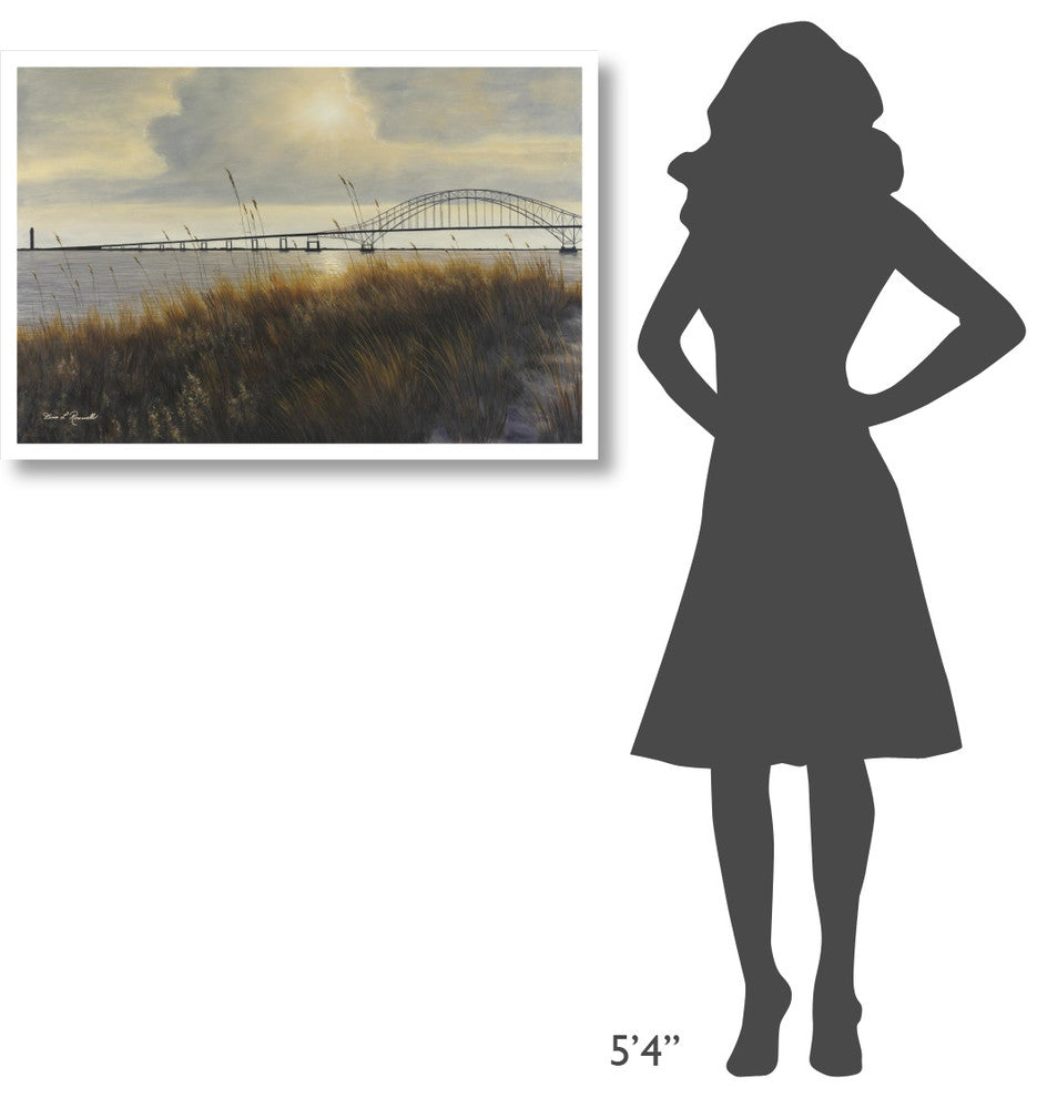 "Leisure Time on Long Island" Digital Paper Print by Diane Romanello, 38"x26"