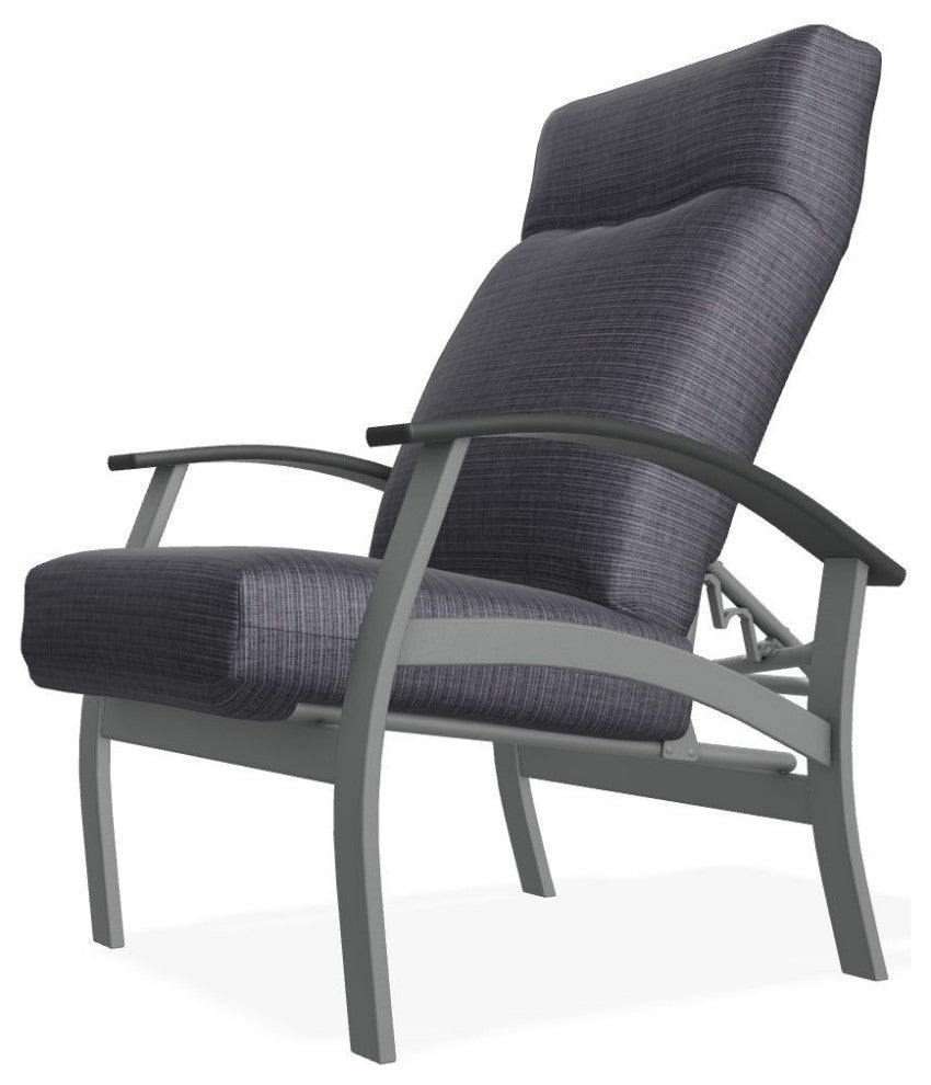 Belle Isle Cushion Outdoor Adjustable Back Chair, Proven Ash/Graphite
