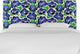 Browder Upholstered Headboard, Carla Floral Blue, King