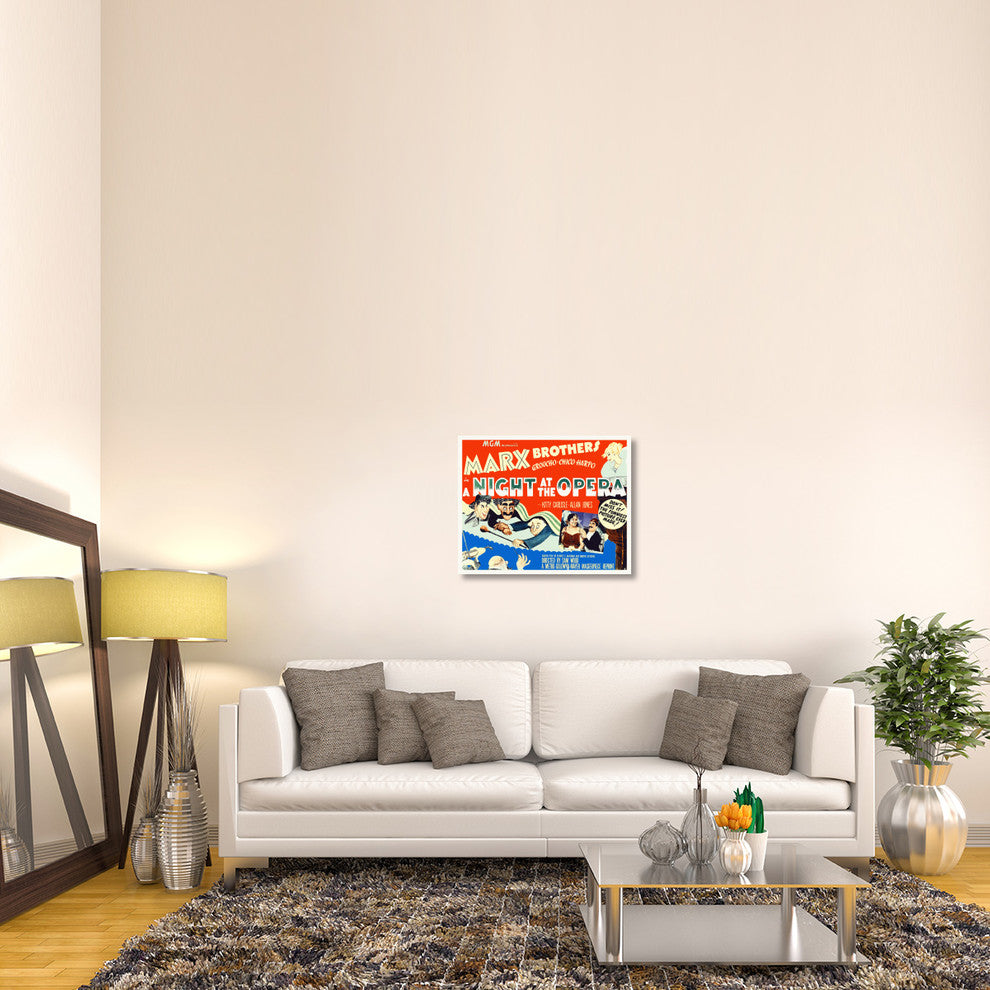 "Marx Brothers - A Night at the Opera 06" Canvas Giclee, 30"x24"