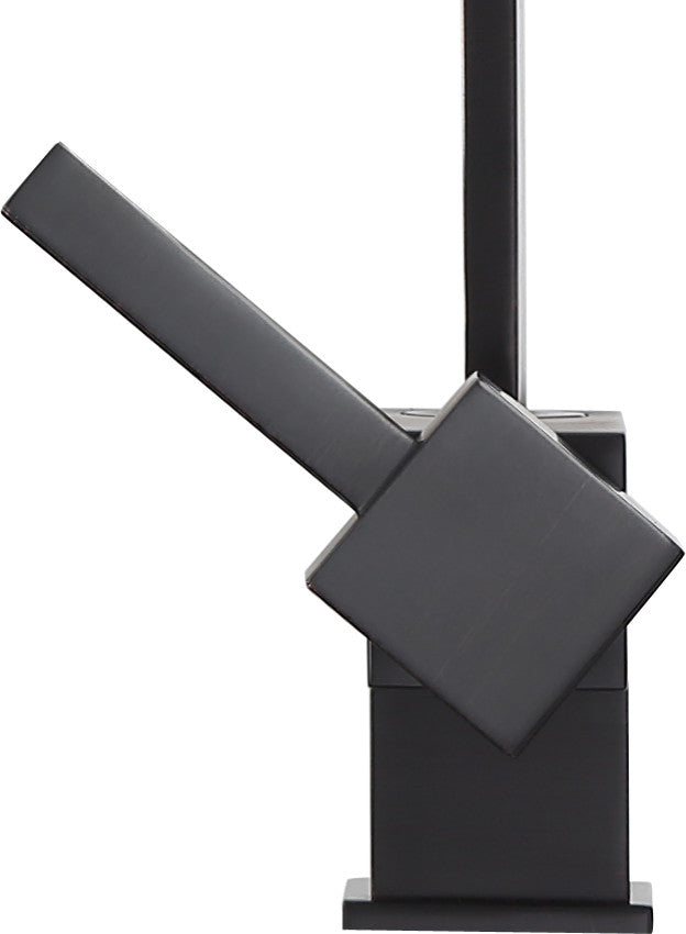 ANZZI Sabre Single-Handle Standard Kitchen Faucet, Brushed Nickel, Oil Rubbed Bronze