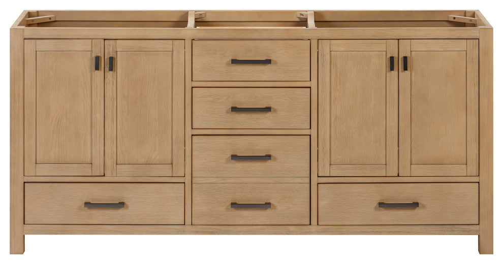 Avanity Modero 72" Vanity Only, Brushed Oak