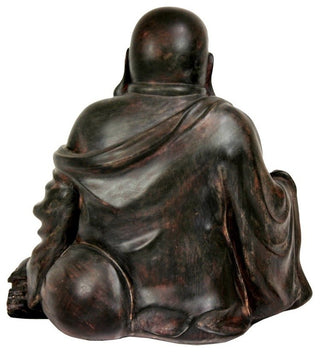 11" Sitting Lucky Buddha Statue