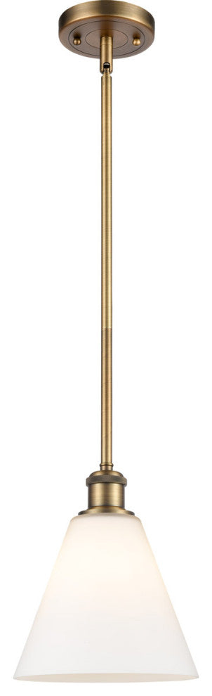 Innovations 516-1S-BB-GBC-81-LED 1-Light Mini Pendant, Brushed Brass