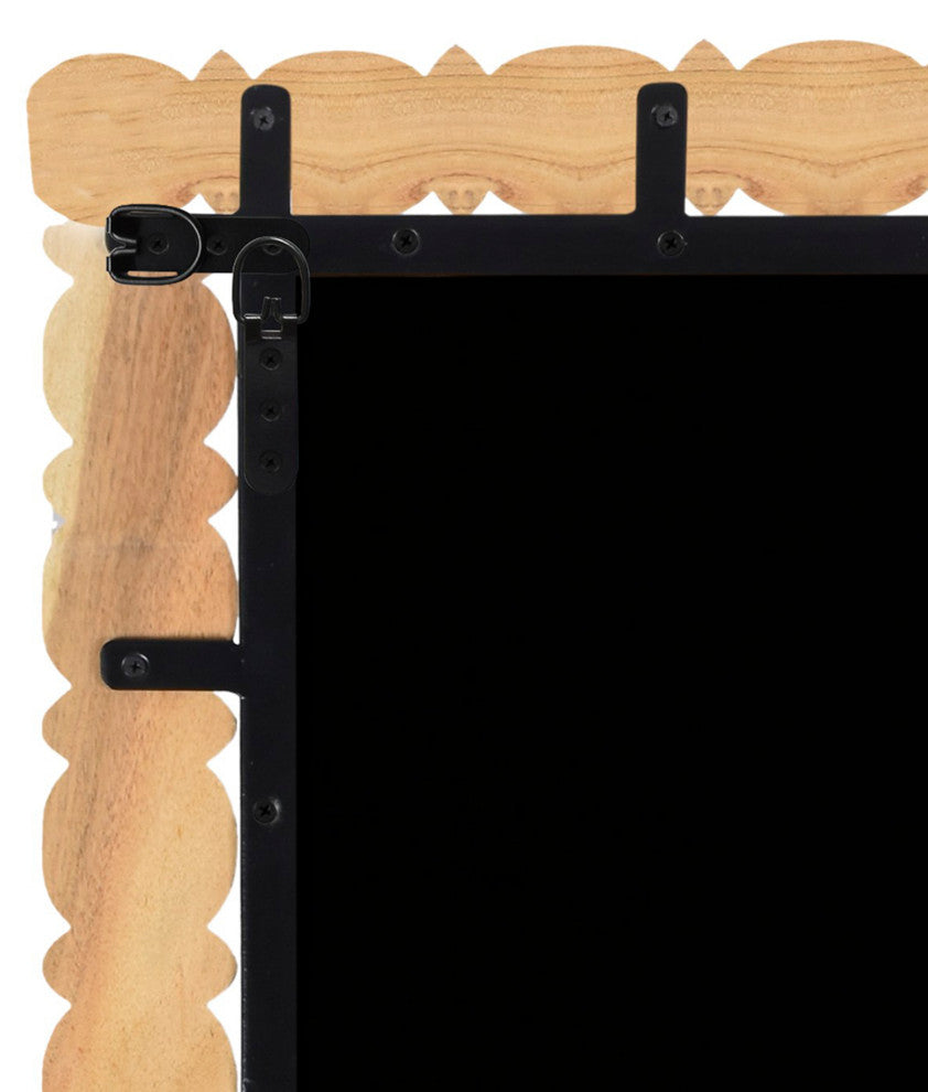 Aubrey Mirror, Natural, 29" W x 2" D x 65" H