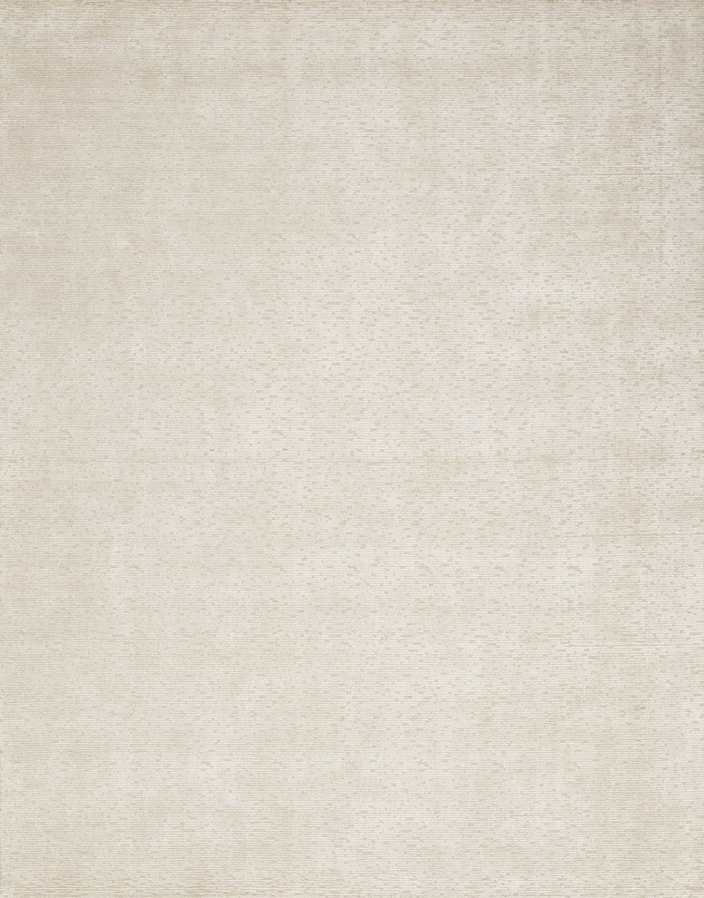 Beige Neutral Feel-Good Texture Ollie Area Rug, Ivory, 8'6"x11'6"