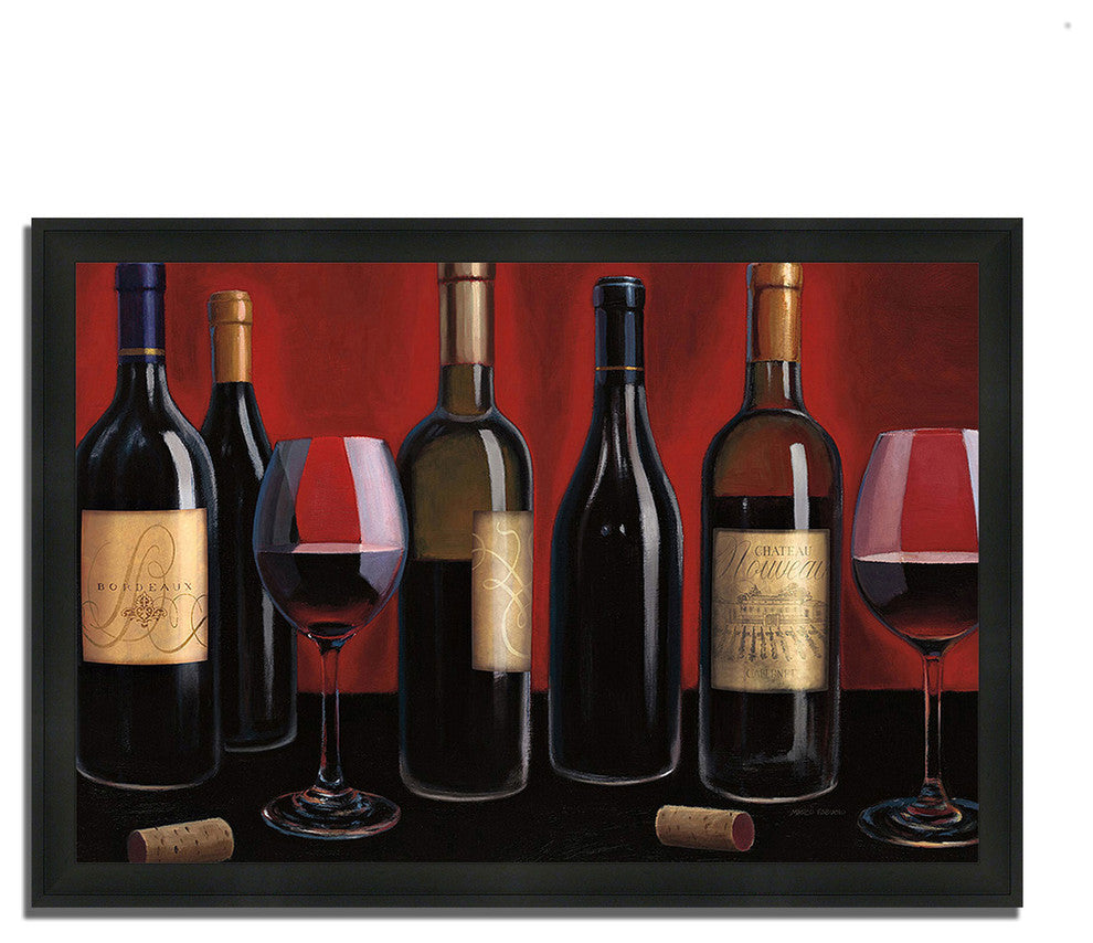 "Grand Reserve" By Marco Fabiano, Framed Painting Print, Ready To Hang