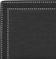 Picket House Furnishings Emery Upholstered Platform Bed, Charcoal, Queen