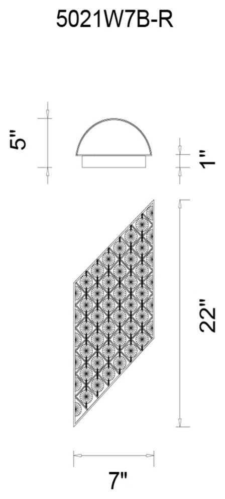 Chique 4 Light Wall Sconce With Chrome Finish