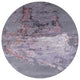 Ahgly Company Indoor Round Mid-Century Modern Area Rugs, 3' Round