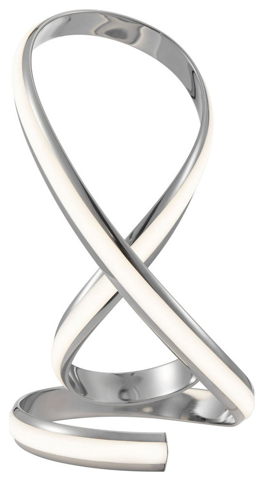 Ellis Touch Dimmable Integrated LED Chrome Table Lamp