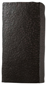 Ambiance Large Rectangle, Closed Top, Wall Sconce, Iron