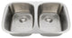 P015-18 Double Bowl Stainless Steel Sink
