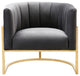 Magnolia Grey Velvet Chair - Grey