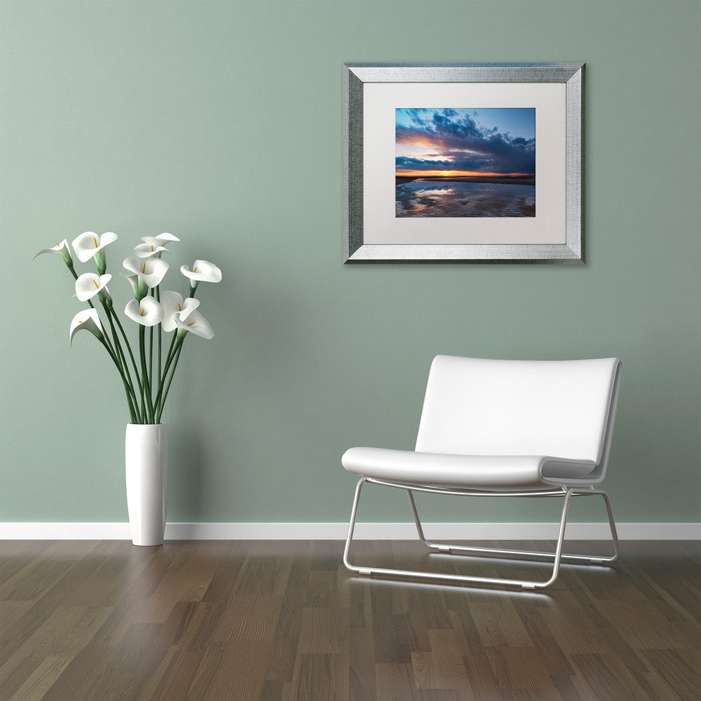Michael Blanchette Photography 'Ripples and Fluff' Matted Framed Art, 20x16
