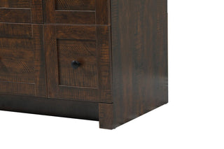 Home Living 19" Farmhouse Expresso-Light Bathroom Vanity