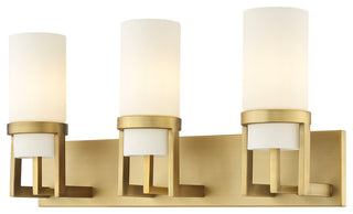 Utopia 3 4.75" Bath Vanity-Light Brushed Brass