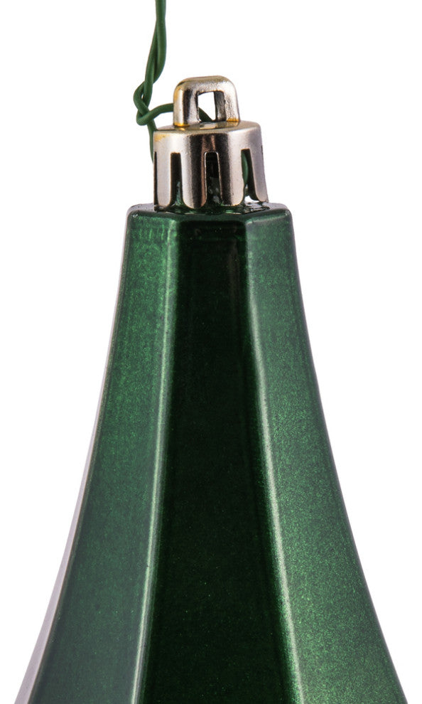 Vickerman Mc191024D 8" Emerald Candy Finish Diamond Finial Ornament