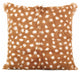 Amber 18" Genuine Goatskin Square Pillow