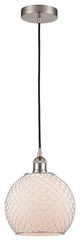 Innovations 616-1P-SN-G121-8CSN 1 Light Pendant, Brushed Satin Nickel