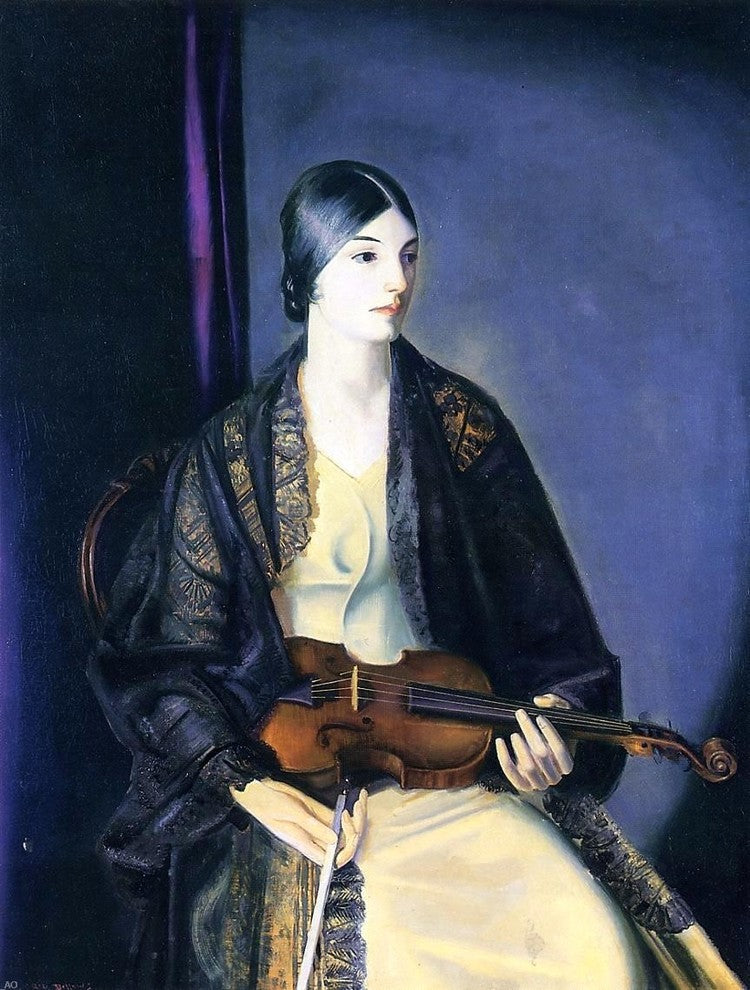 George Wesley Bellows The Violinist Leila Kalman Wall Decal