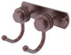 Mercury 2 Position Multi Hook with Dotted Accent, Antique Copper