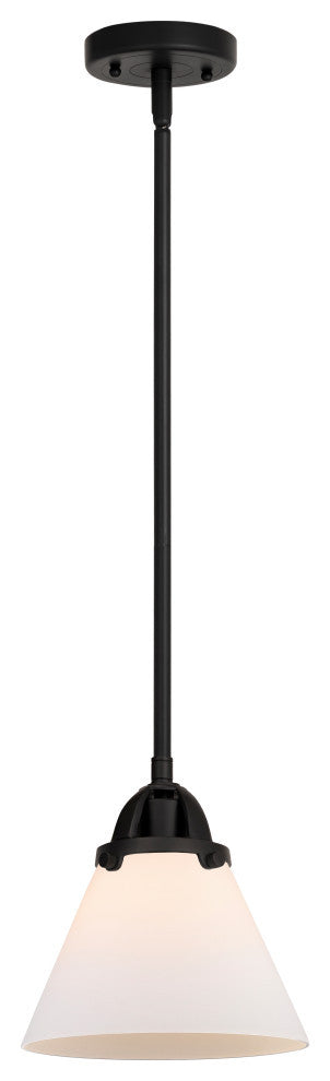 Large Cone Mini Pendant, Matte Black, Matte White, Matte White