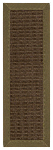 Big Sur Custom Sisal Stair Treads, Fossil, 9" X 29" Set of 13
